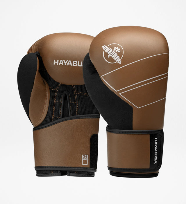 Hayabusa Bokshandschoenen S4 Leer - Goudbruin