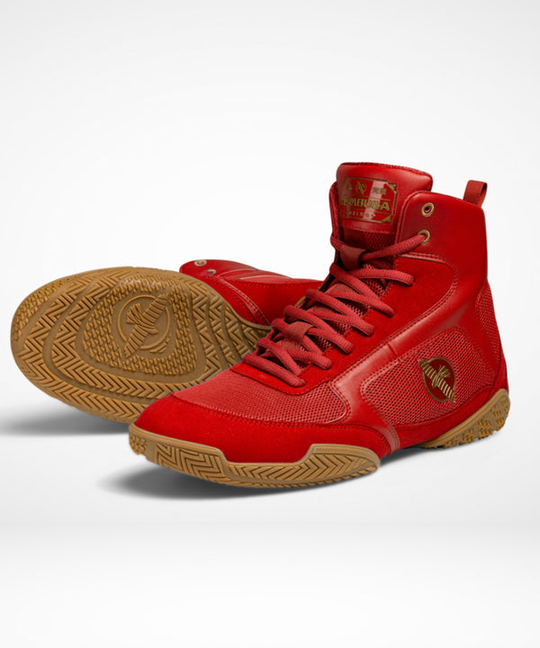 Buty bokserskie Hayabusa Pro – Czerwone