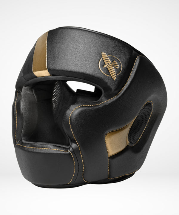 Capacete de boxe Hayabusa T3 – Preto/Ouro