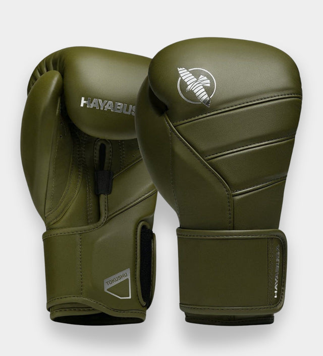 Gants de boxe Hayabusa T3 Kanpeki – Vert olive