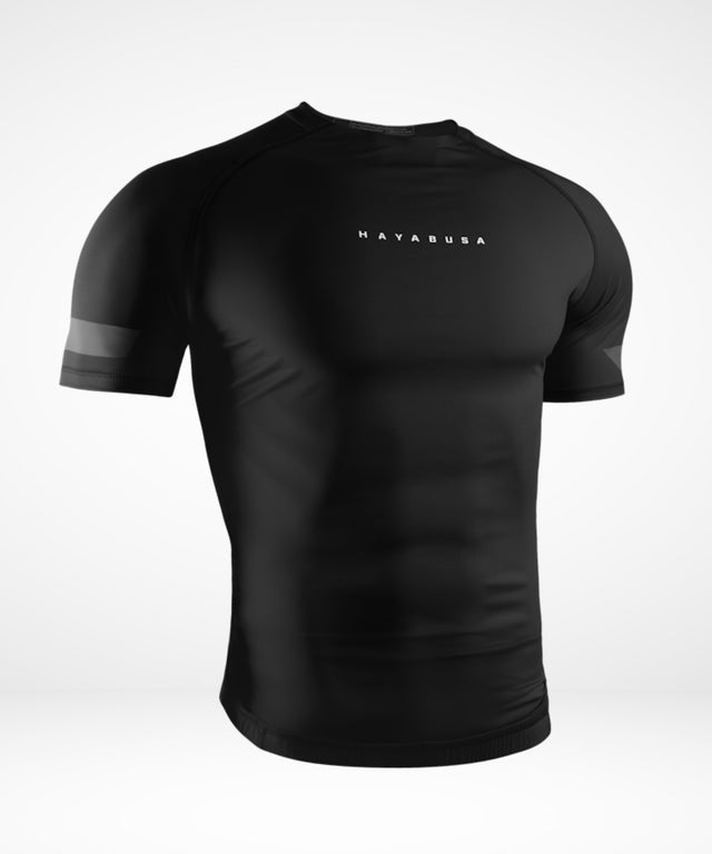 Rashguard Hayabusa Core Mâneci Scurte – Negru
