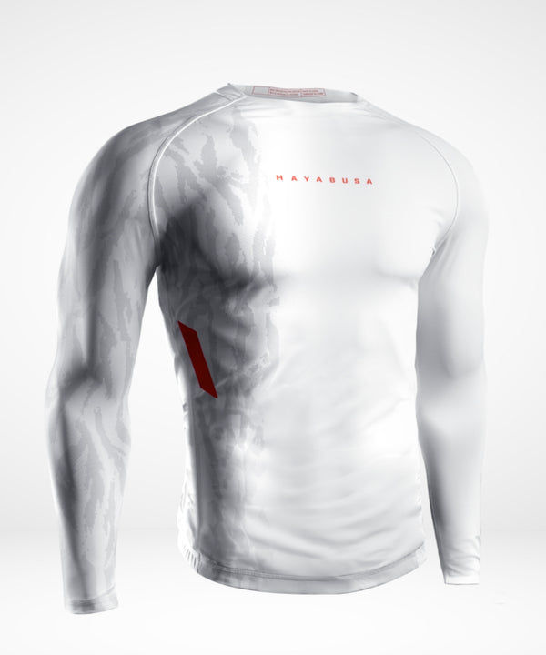 Rashguard Hayabusa Apex Mangas Compridas – Off-White