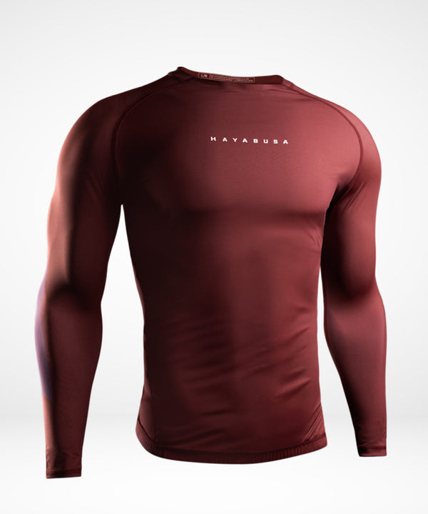 Rashguard Hayabusa Core Manga Larga – Rojo