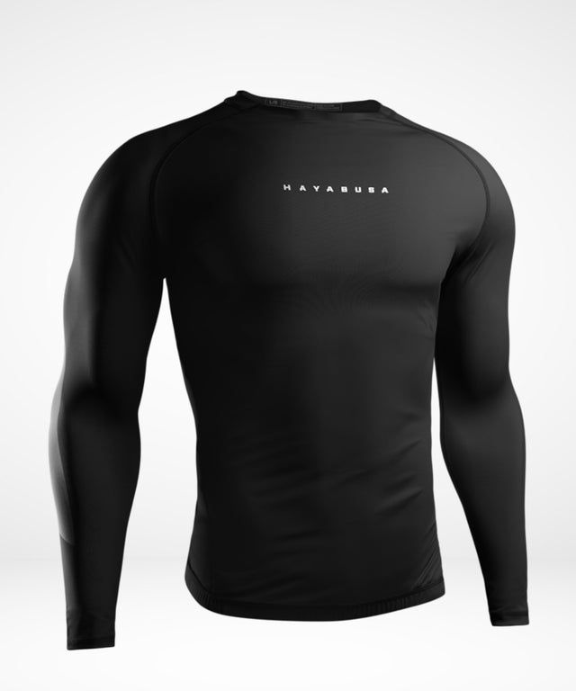Rashguard Hayabusa Core Manga Larga – Negro