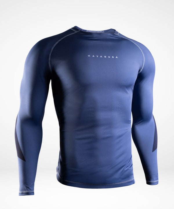 Rashguard Hayabusa Core Manga Larga – Azul