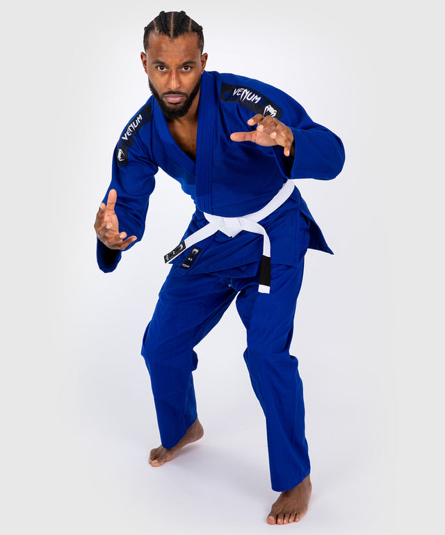 Kimono BJJ Venum First – Albastru – inclusiv centură albă