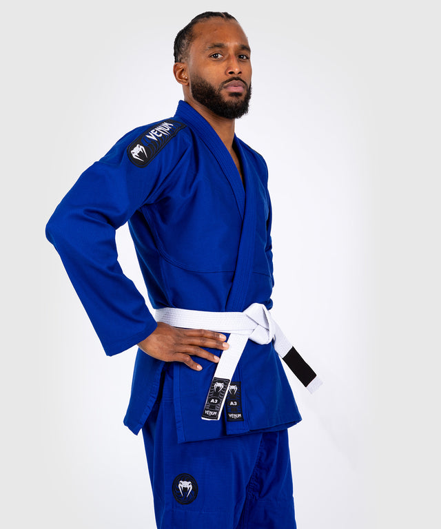 Kimono BJJ Venum First – Albastru – inclusiv centură albă