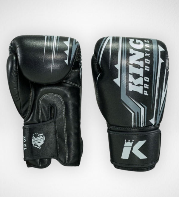 Luvas de boxe King Pro Boxing BG Spartan – Preto/Cinzento