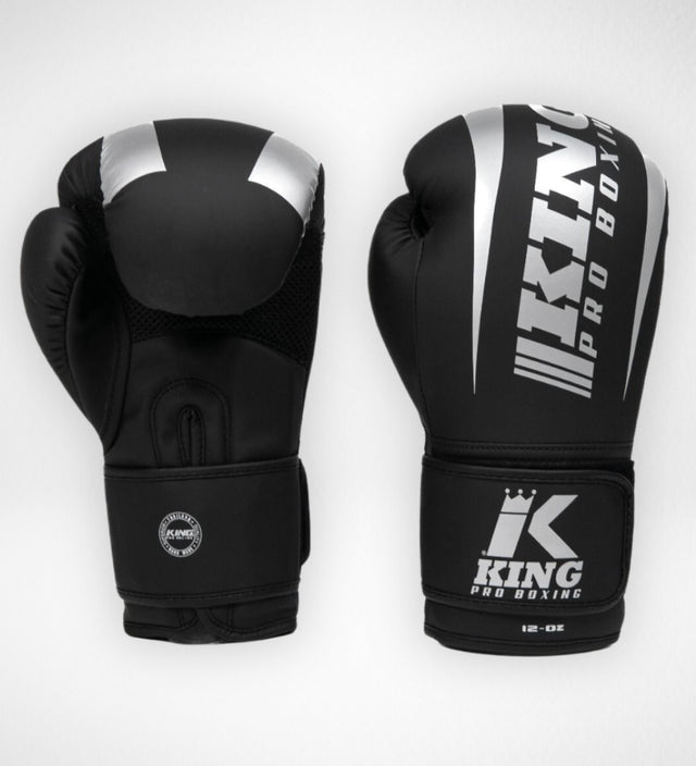 Gants de boxe King Pro Boxing Revo – Noir/Argent