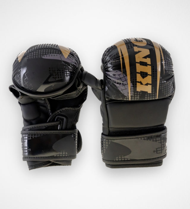 Luvas de sparring MMA King Pro Boxing Shogun – Preto/Ouro