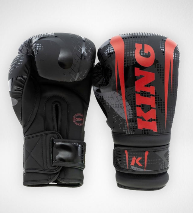 King Pro Boxing Boxhandschuhe Shogun – Schwarz/Rot
