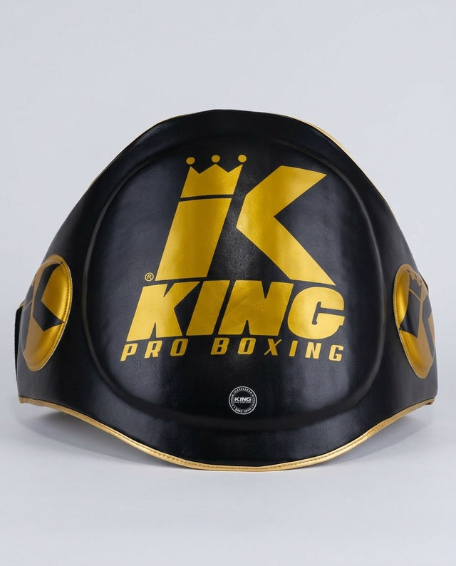King Pro Boxing Magskydd - Svart/Guld