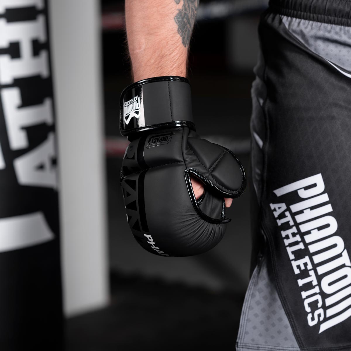 Guantes de sparring MMA Phantom Athletics APEX – Negro