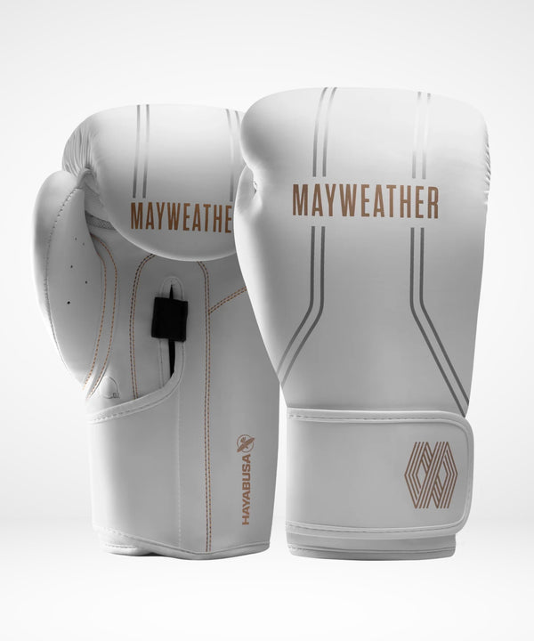 Gants de boxe Hayabusa x Mayweather Contender – Blanc/Or