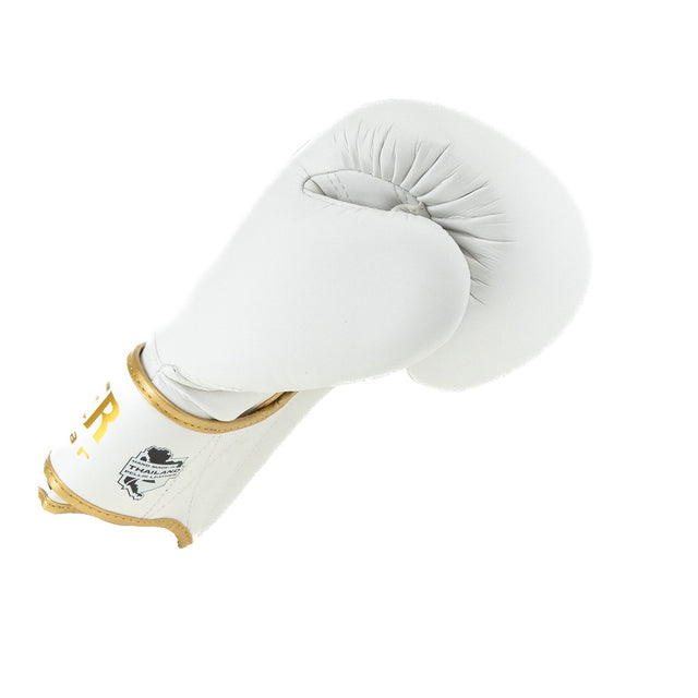 Boxerské rukavice Booster PRO BGL VX4 – Bílá/Zlatá