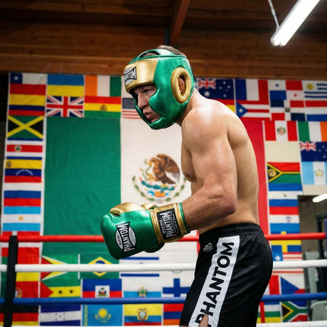 Phantom Athletics Boxningshandskar Mexico – Grön/Guld