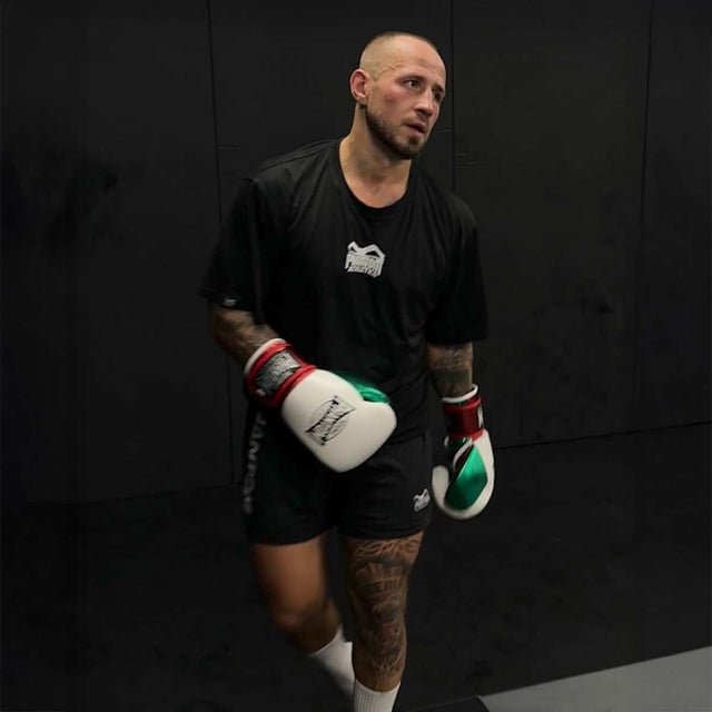 Rękawice bokserskie Phantom Athletics Mexico – Białe/Zielone/Czerwone