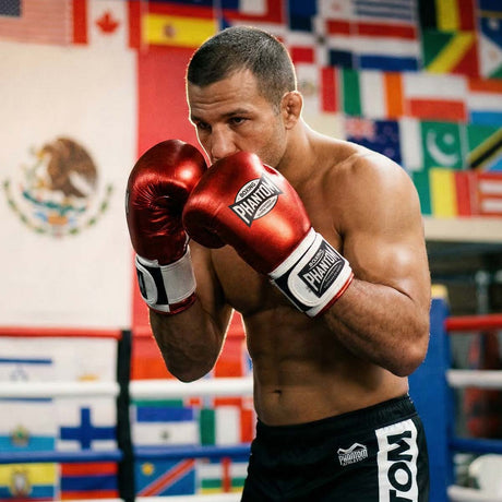 Guantoni da boxe Phantom Athletics Mexico – Rosso/Bianco