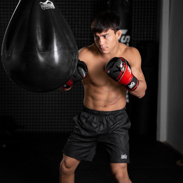 Boxerské rukavice Phantom Athletics Raider – Červené/Černé