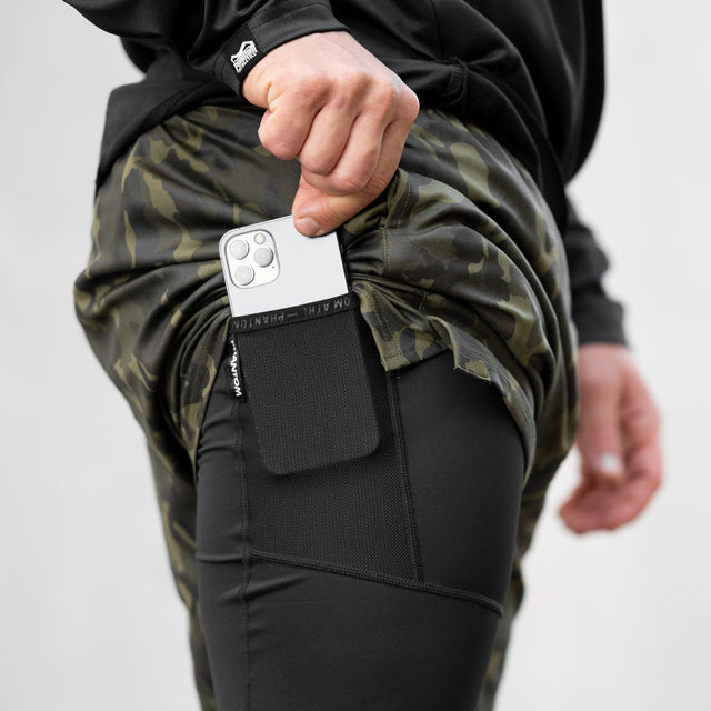 Pantaloncini a compressione Phantom Athletics Tactic – Nero