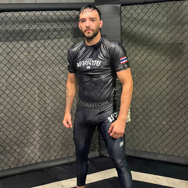 Phantom Athletics Kompressionsshorts Muay Thai – Svart/Grå