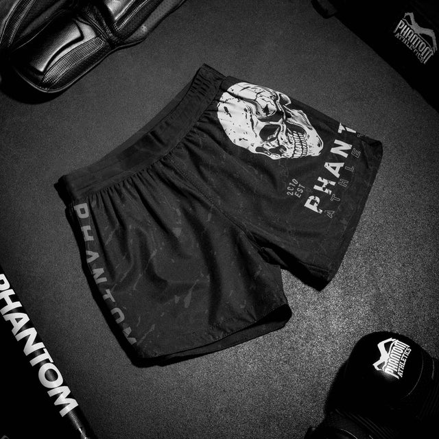 Phantom Athletics MMA-shorts Fusion Skull – Svart