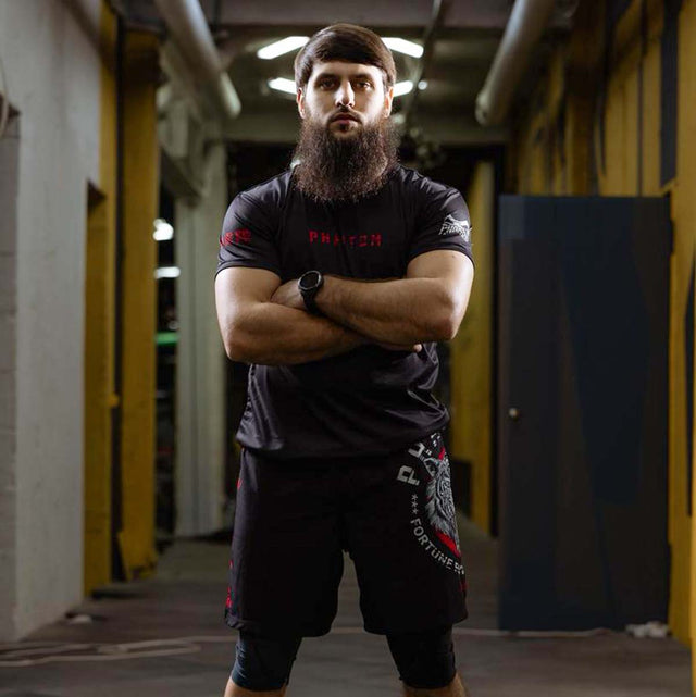 Phantom Athletics MMA-shorts EVO Tiger Unit – Svart/Tiger