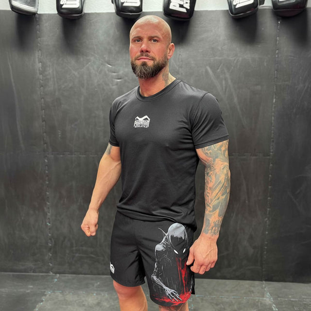 Phantom Athletics MMA-shorts Fusion-R Nightmare – Sort/Rød