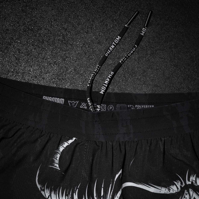 Phantom Athletics MMA-shorts Fusion-R Diablo – Sorte/Hvide