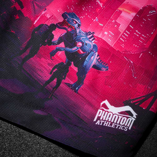 Phantom Athletics MMA-Shorts FUSION-R Cyber-X – Violett/Blau