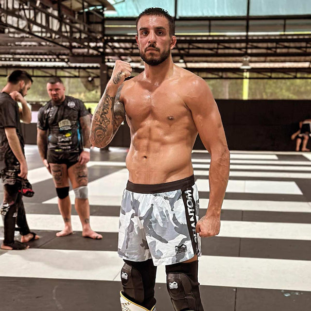 Pantalones de MMA Phantom Athletics Fusion-R – Winter Camo