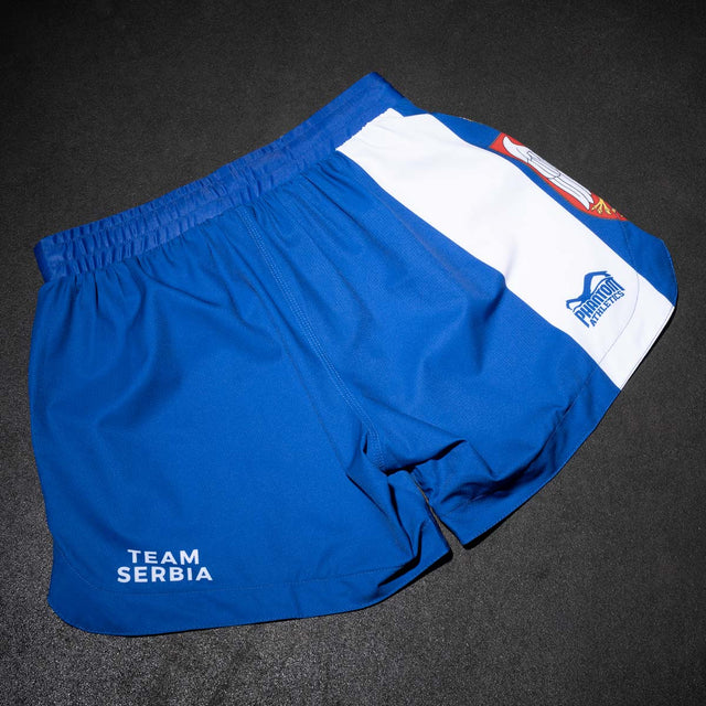 Phantom Athletics MMA-shorts Fusion-R Team Serbia – Röd/Vit/Blå