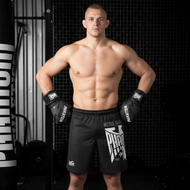 Pantalones de MMA Phantom Athletics EVO Germany Eagle – Negro