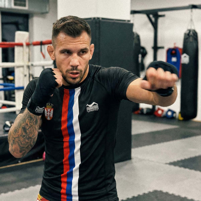 Phantom Athletics Rashguard Team Serbia – Černý