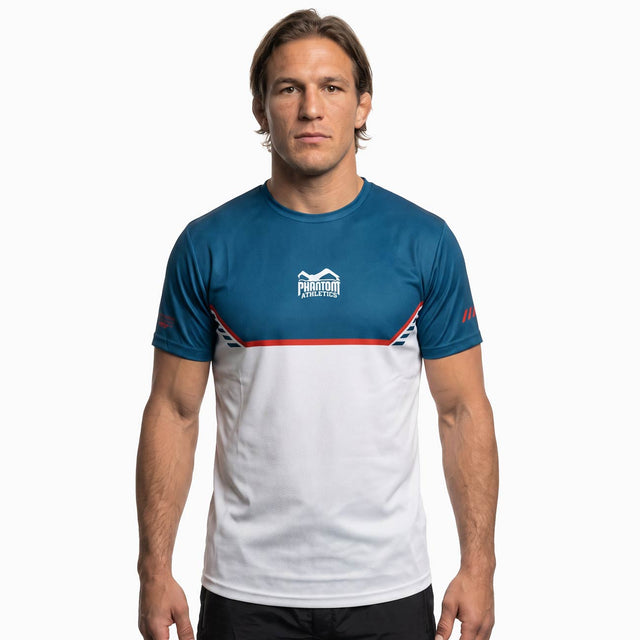 Camiseta de entrenamiento Phantom Athletics EVO Apex – Azul