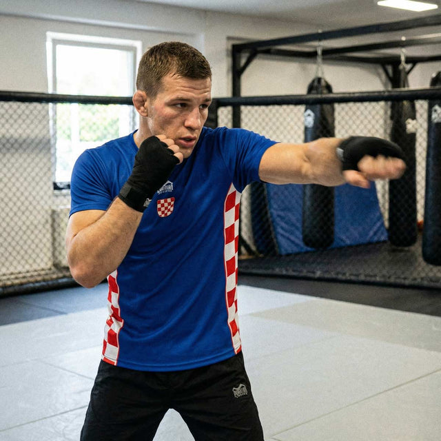 Koszulka Phantom Athletics EVO+ Team Croatia – Niebieska
