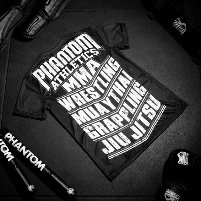 Camiseta Phantom Athletics EVO MMA Sports – Negro