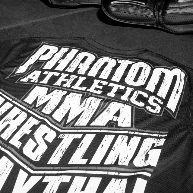 Camiseta Phantom Athletics EVO MMA Sports – Negro