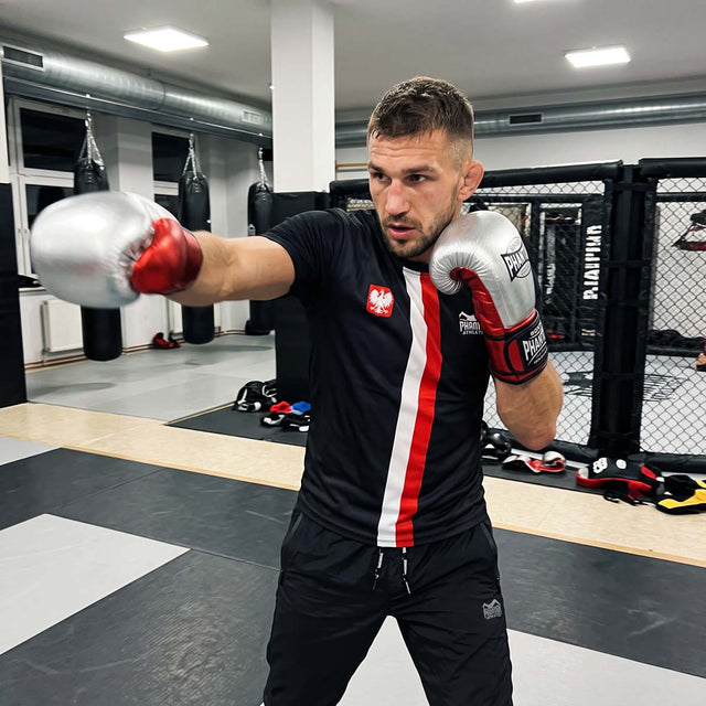 Phantom Athletics Trainingsshirt EVO+ Team Poland – Schwarz/Rot/Weiß