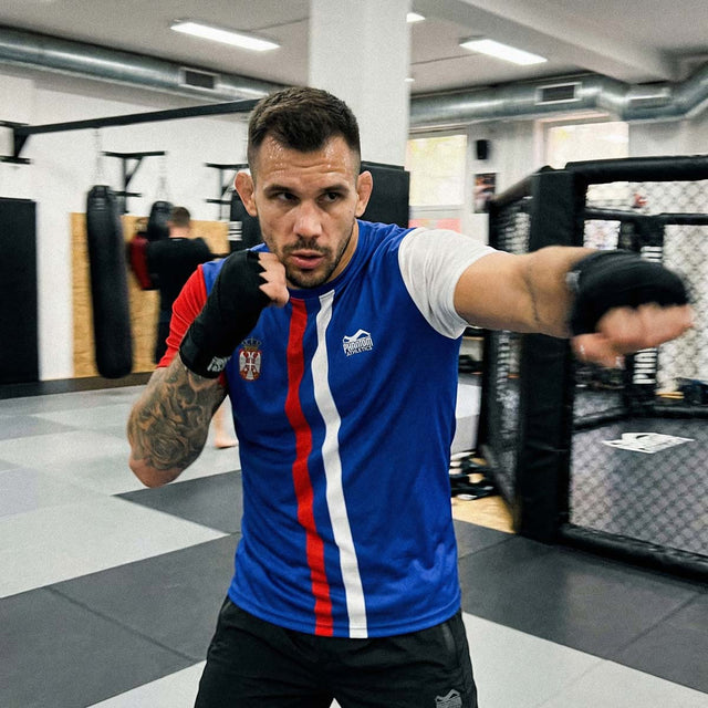 Phantom Athletics Trainingsshirt EVO+ Team Serbia - Blå