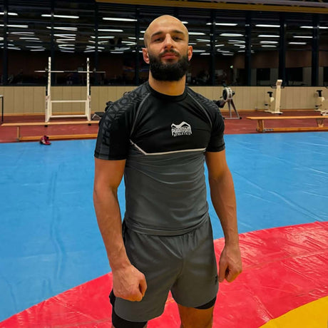 Kompresní kraťasy Phantom Athletics Fusion 2in1 Apex – Šedé