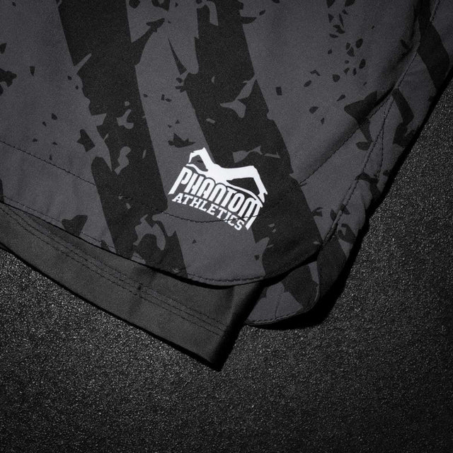 Pantaloncini MMA Phantom Athletics Fusion 2in1 Camo Tiger – Grigio