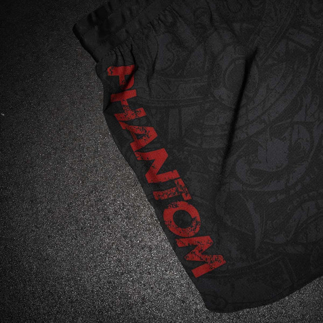 Phantom Athletics MMA-shorts Fusion-R Samurai – Svart/Röd