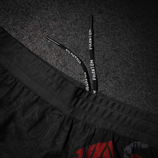 Phantom Athletics MMA-shorts Fusion-R Samurai – Svart/Röd