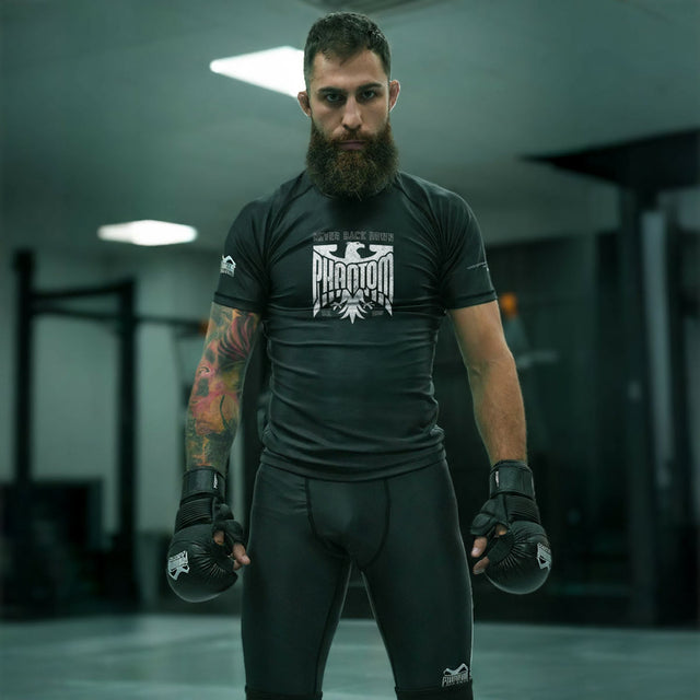 Phantom Athletics Rashguard Germany Eagle Korte Mouwen - Zwart