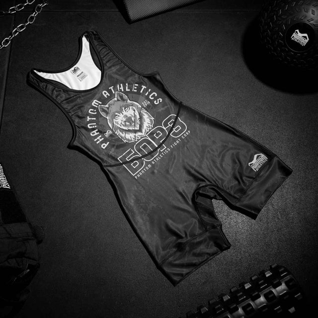 Singlet zapaśniczy Phantom Athletics EVO БОРЗ – Czarne