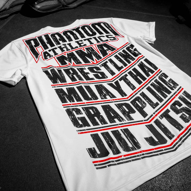 Koszulka Phantom Athletics EVO MMA Sports – Biała