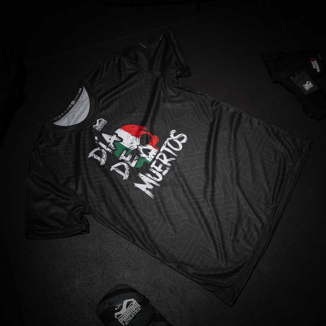 T-shirt d'entraînement Phantom Athletics EVO Mexico – Noir/Gris