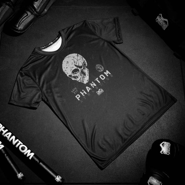 Phantom Athletics Tréninkové tričko EVO Skull – Černé