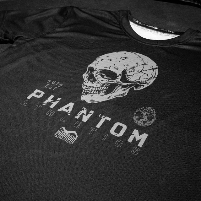 Phantom Athletics Tréninkové tričko EVO Skull – Černé